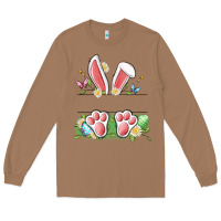Toasted Coconut easter bunny name frame Long Sleeve Tee - Artiststas