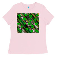 St Patricks Western Brush Strokes Ladies Tee | Teevron
