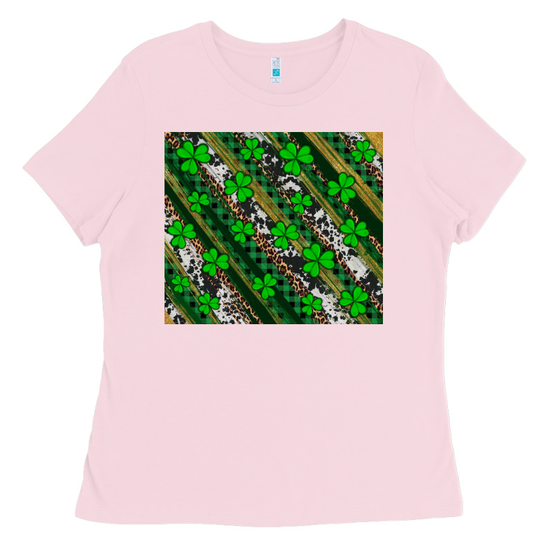 St Patricks Western Brush Strokes Ladies Tee by Artiststas | Teevron