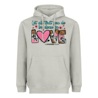 Moon Dust let all that you do be done in love Heavyweight Hoodie - OliviaCreatesArt