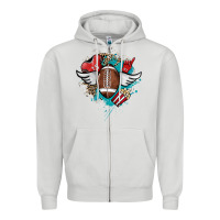 Dove Grey Football ball leopard glitter Zipper Hoodie - HowdyJamesFarm