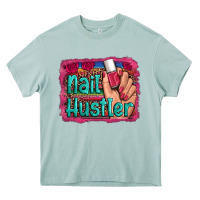 Arona nail hustler serape leopard background Heavy Core Tee - Artiststas
