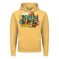 Vintage Mustard school vibes Vintage Hoodie - NancyCooperArtShop