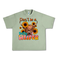 Oil Green dont be a salty heifer Urban Heavy Tee - JahusDesignShop