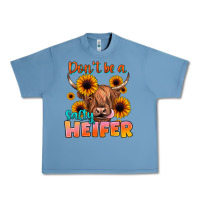 Pebble Blue dont be a salty heifer Urban Heavy Tee - JahusDesignShop