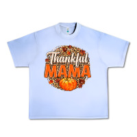 Grape Ice Thankful Mama Urban Heavy Tee - MaliasSmallBusiness