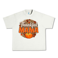 Pistachio Thankful Mama Urban Heavy Tee - MaliasSmallBusiness