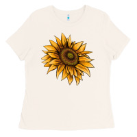 Bone sunflower Ladies Tee - AdoDesignShop
