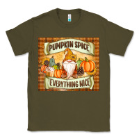 Army Green Pumpkin Spice Everything Nice Gnome Classic Tee - MaliasSmallBusiness