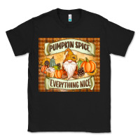 Black Pumpkin Spice Everything Nice Gnome Classic Tee - MaliasSmallBusiness