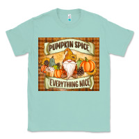 Seafoam Pumpkin Spice Everything Nice Gnome Classic Tee - MaliasSmallBusiness