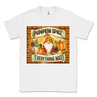 White Pumpkin Spice Everything Nice Gnome Classic Tee - MaliasSmallBusiness