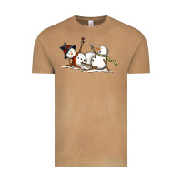 Vintage Camel snowman with wine Vintage Tee - MaliasSmallBusiness