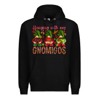 Black Hanging with my gnomigos Mexico Premium Hoodie - HowdyJamesFarm
