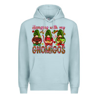 Blue Mist Hanging with my gnomigos Mexico Premium Hoodie - HowdyJamesFarm