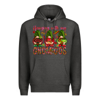 Charcoal Heather Hanging with my gnomigos Mexico Premium Hoodie - HowdyJamesFarm