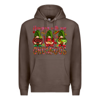 Coffee Hanging with my gnomigos Mexico Premium Hoodie - HowdyJamesFarm