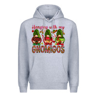 Heather Grey Hanging with my gnomigos Mexico Premium Hoodie - HowdyJamesFarm