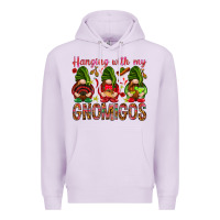 Lilac Hanging with my gnomigos Mexico Premium Hoodie - HowdyJamesFarm