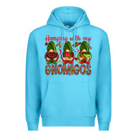 Ocean Blue Hanging with my gnomigos Mexico Premium Hoodie - HowdyJamesFarm