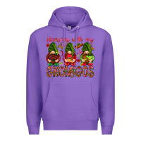 Purple Hanging with my gnomigos Mexico Premium Hoodie - HowdyJamesFarm