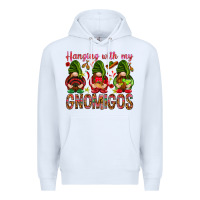 White Hanging with my gnomigos Mexico Premium Hoodie - HowdyJamesFarm