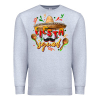 Heather Grey Fiesta squad Premium Sweatshirt - FaDigitalArtStudio