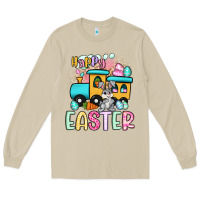 Mushroom happy easter train Long Sleeve Tee - Artiststas