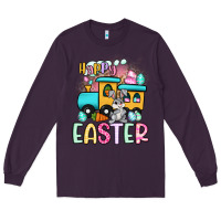 Plum happy easter train Long Sleeve Tee - Artiststas