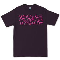 Plum breast cancer butterflies Premium Tee - Jasminsmagicworld