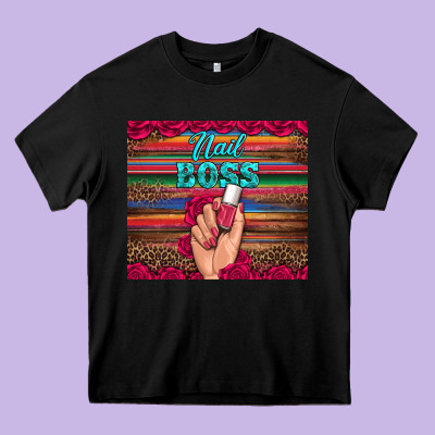 Nail Boss Heavy Core Tee Designed By Artiststas
