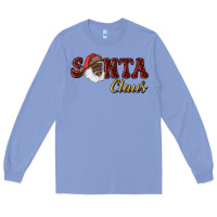 Colony Blue african american santa claus Long Sleeve Tee - RanaPortraitStore