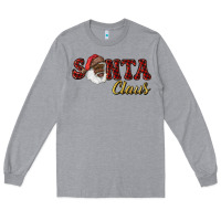 African American Santa Claus Long Sleeve Tee | Teevron