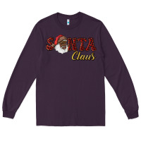 Plum african american santa claus Long Sleeve Tee - RanaPortraitStore