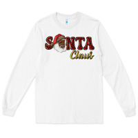White african american santa claus Long Sleeve Tee - RanaPortraitStore
