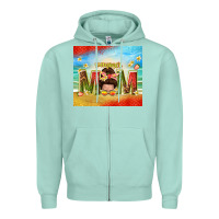 Seafoam summer mom Zipper Hoodie - TumblerDesignByShophia