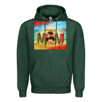 Sports Green summer mom Zipper Hoodie - TumblerDesignByShophia