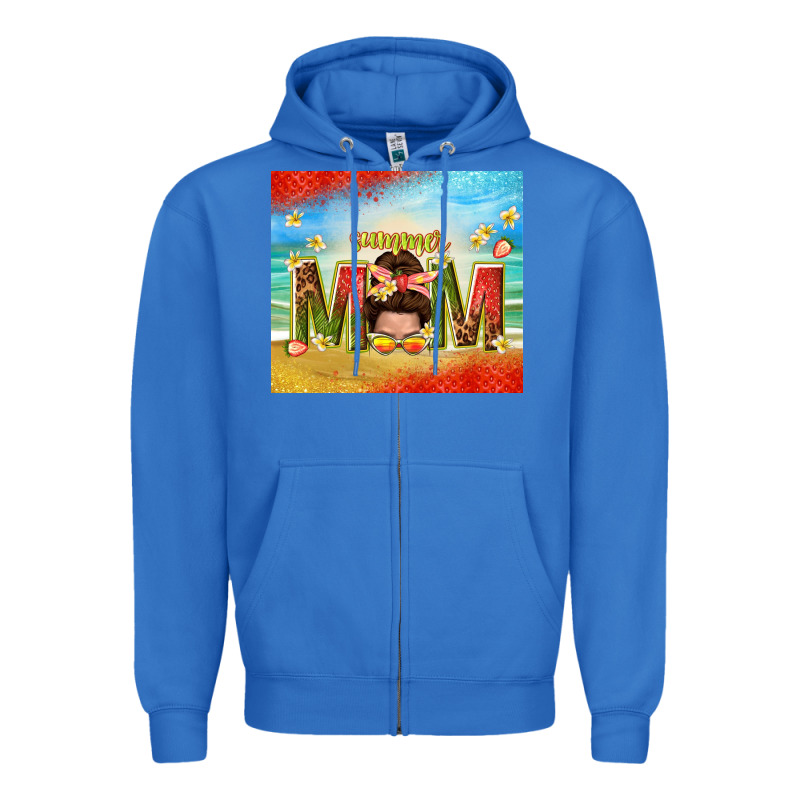 Summer Mom Zipper Hoodie by TumblerDesignByShophia | Teevron
