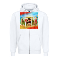 White summer mom Zipper Hoodie - TumblerDesignByShophia