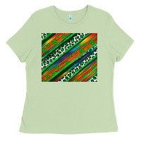 Matcha st patricks day leopard rainbow Ladies Tee - Artiststas
