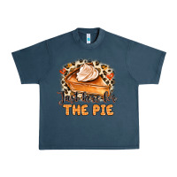 Midnight Navy Just Here For The Pie Urban Heavy Tee - MaliasSmallBusiness