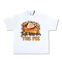 White Just Here For The Pie Urban Heavy Tee - MaliasSmallBusiness