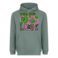 Sage St. Patrick's Day Sassy little lassie Heavyweight Hoodie - OliviaCreatesArt