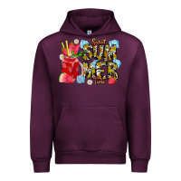 Mauve Wine sweet summer time Urban Hoodie - CowhideDigitalArt