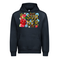 Navy sweet summer time Urban Hoodie - CowhideDigitalArt