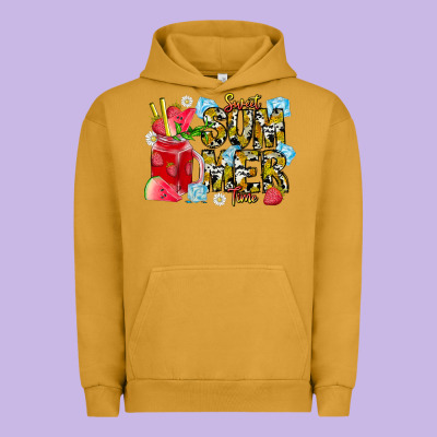Sweet Summer Time Urban Hoodie Designed By Cowhidedigitalart