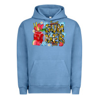 Pigment Pebble Blue sweet summer time Urban Hoodie - CowhideDigitalArt