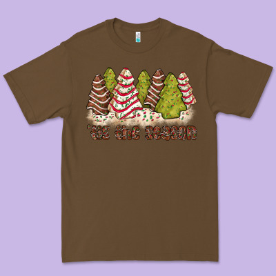 Tis The Season Little Debbie Tree Cakes Premium Tee Designed By Jahusdesignshop