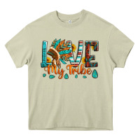 Mossy love my tribe native american indian headdress Heavy Core Tee - Artiststas