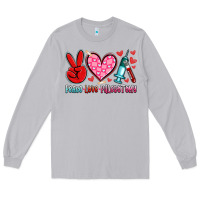 Moon Dust peace love phlebotomy Long Sleeve Tee - Artiststas